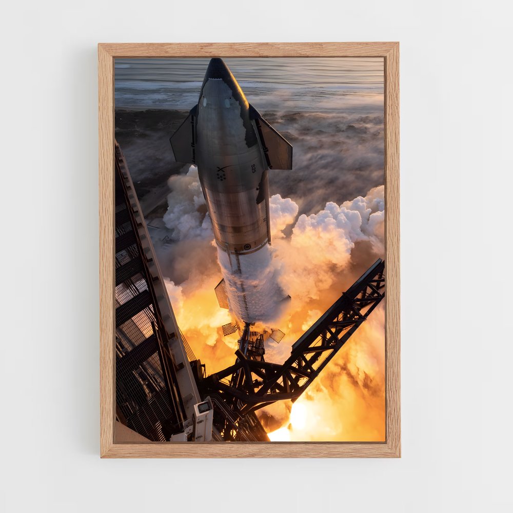 Poster Bleu origin captivant – affiche Missions spatiales (vue 4)